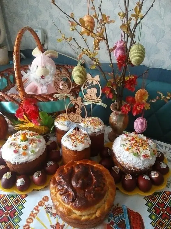 Калач пасхальный заварной
