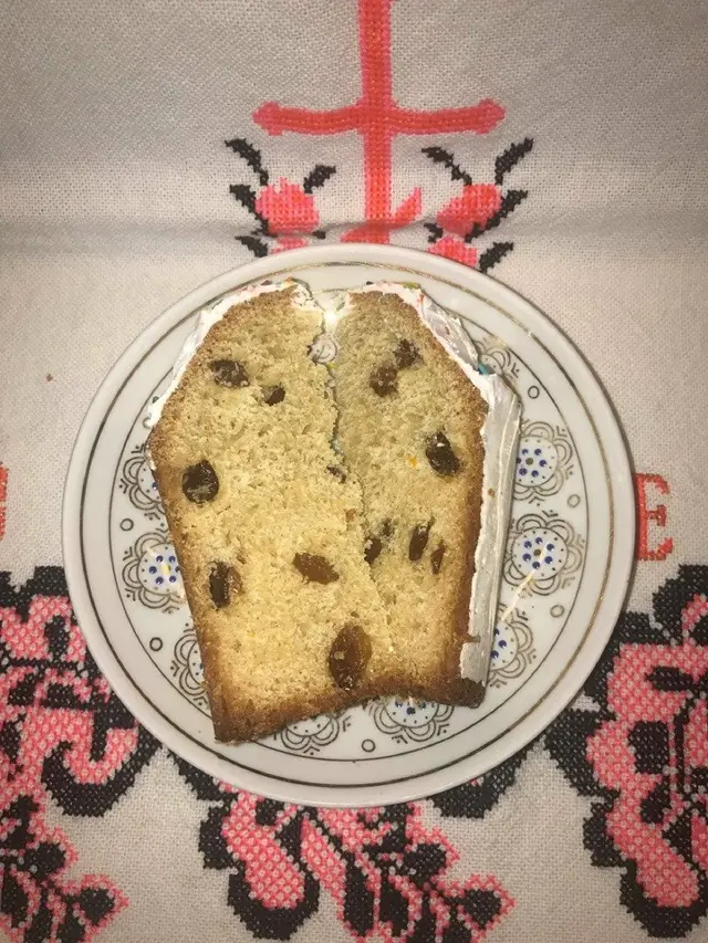 Паска/кулич традиционная (сладкое плотное тесто, как кекс)