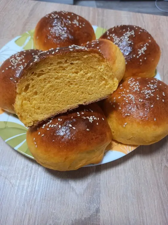 Тыквенные булочки.