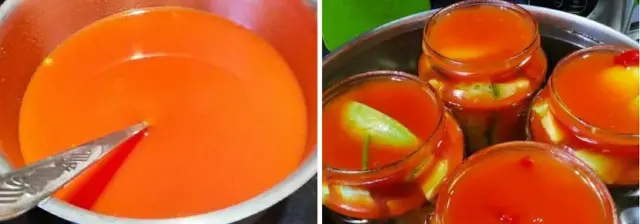 Маринованные пикантные кабачки «Кровавая Мэри»