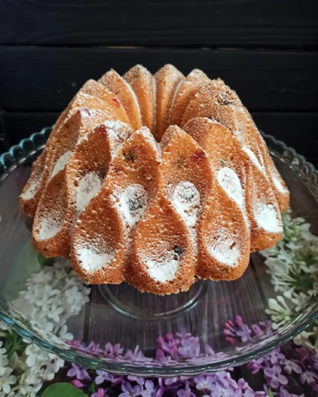 Кекс творожный в форме Nordic ware