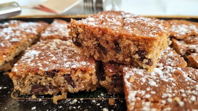 Арахисовое пирожное с шоколадом