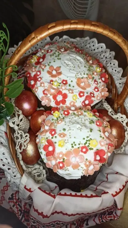 Глазурь на желатине для пасок, куличей и любой выпечки