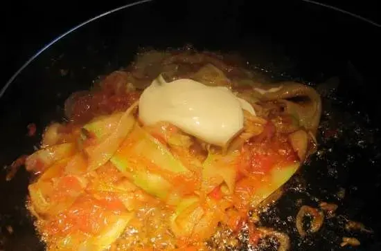 Папарделле из кабачков