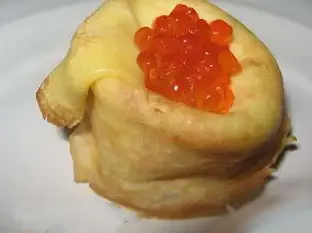 Красивая подача блинов