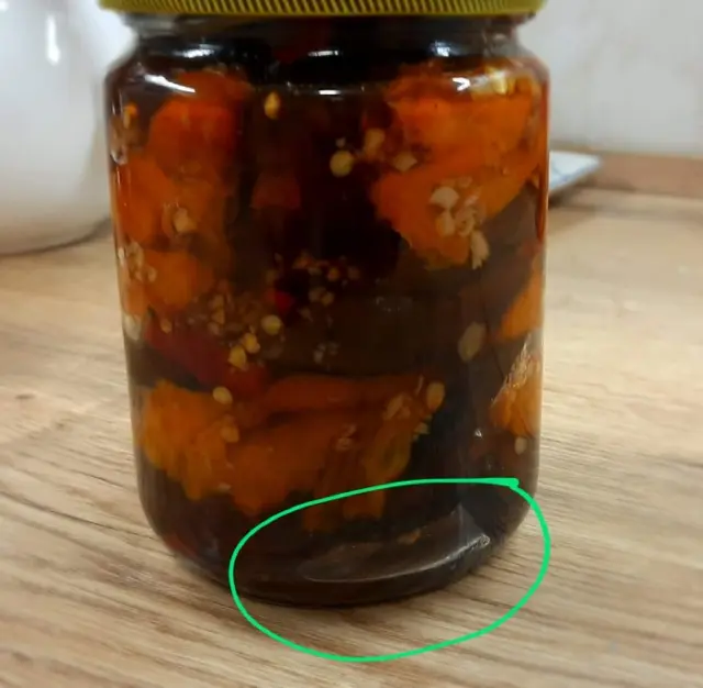 Баклажаны и перец жареные, в маринаде