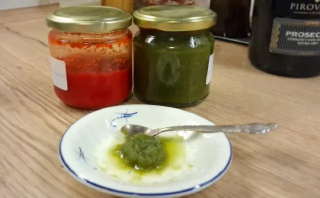 Паста из соленых перцев чили