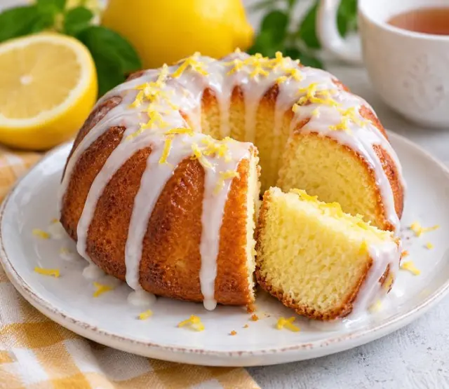Лимонний кекс в аерогрилі