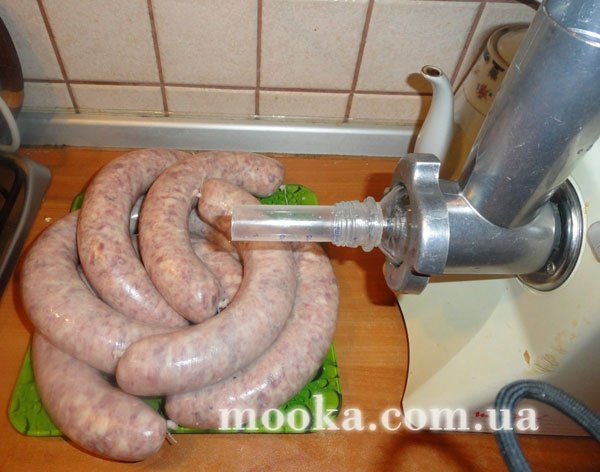 Рецепт: Колбаса домашняя | с натурального мяса
