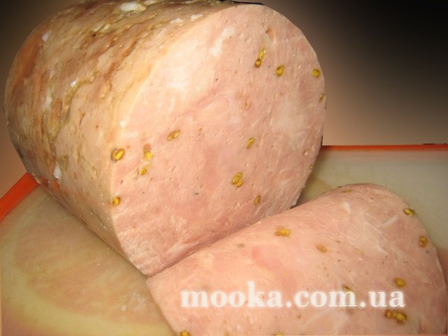 Рецепт ветчины из куриного мяса в ветчиннице с фото пошагово