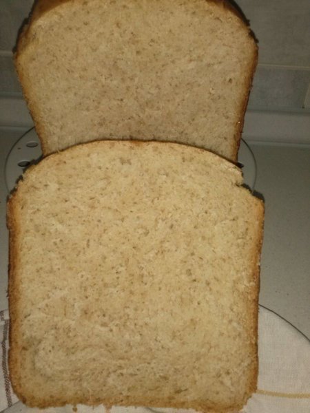 Хлеб пшеничный на заквасе разрез