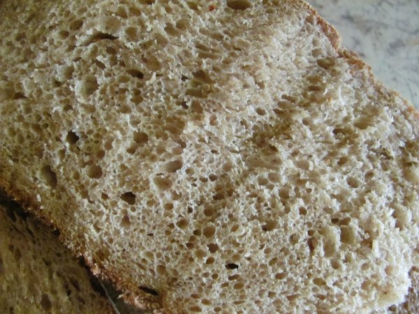 Гречневый хлеб с тмином.
