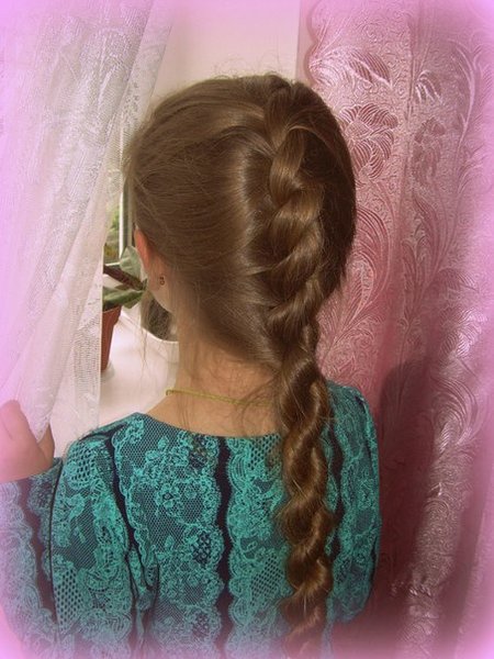 French Twist into Rope Braid